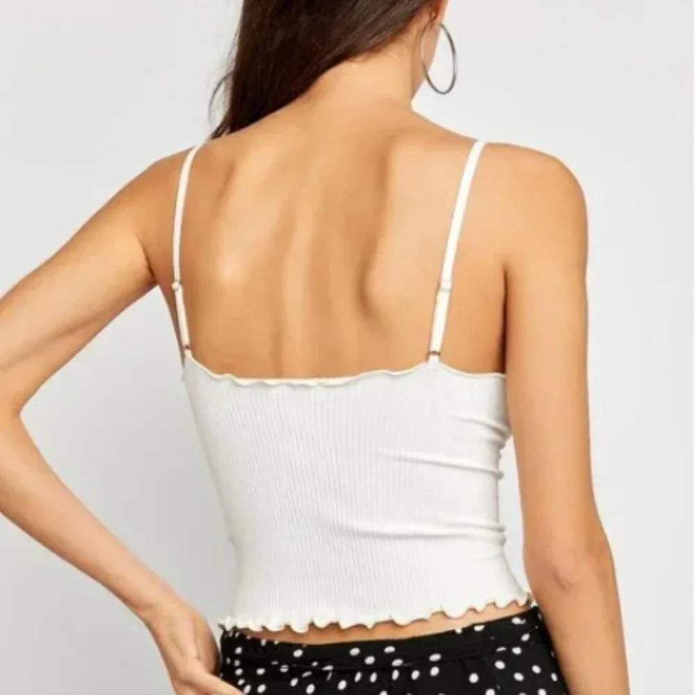 new FREE PEOPLE Easy To Love Seamless Cami / Ivory